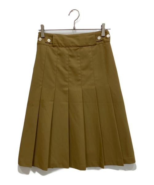 FRED PERRY（フレッドペリー）FRED PERRY (フレッドペリー) RAY BEAMS (レイ ビームス) 別注Pleats Skirt プリーツスカート ブラウン サイズ:Sの古着・服飾アイテム