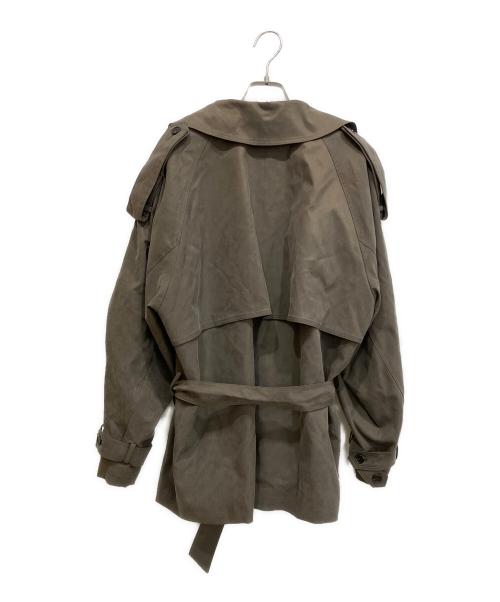 maison celon（メゾンセロン）maison celon (メゾンセロン) ショートトレンチコート ブラウン サイズ:freeの古着・服飾アイテム