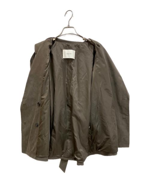 maison celon（メゾンセロン）maison celon (メゾンセロン) ショートトレンチコート ブラウン サイズ:freeの古着・服飾アイテム