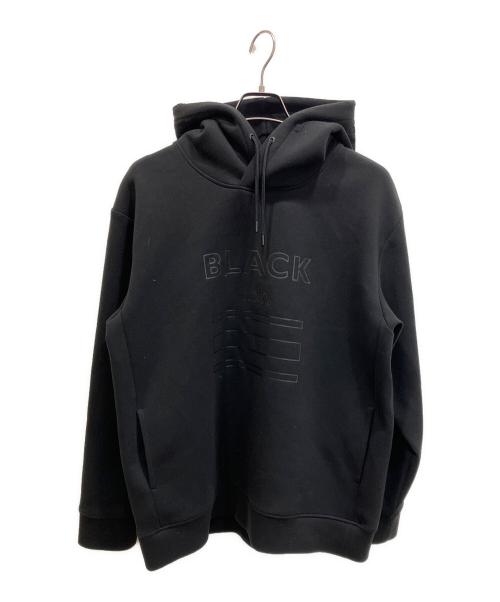 BLACK LABEL CRESTBRIDGE（ブラックレーベル クレストブリッジ）BLACK LABEL CRESTBRIDGE (ブラックレーベル クレストブリッジ) エンボスロゴ ラボパーカー ブラック サイズ:Lの古着・服飾アイテム