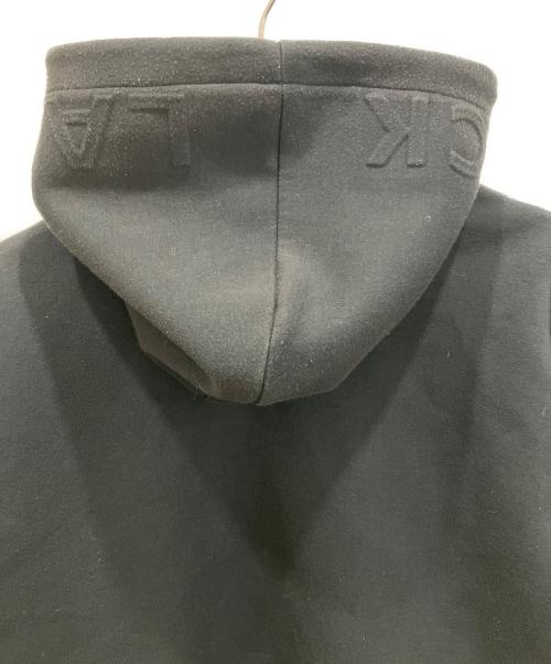 BLACK LABEL CRESTBRIDGE（ブラックレーベル クレストブリッジ）BLACK LABEL CRESTBRIDGE (ブラックレーベル クレストブリッジ) エンボスロゴ ラボパーカー ブラック サイズ:Lの古着・服飾アイテム