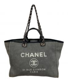 CHANEL（シャネル）の古着「ドーヴィル GM 2WAY トートバッグ」｜グレー