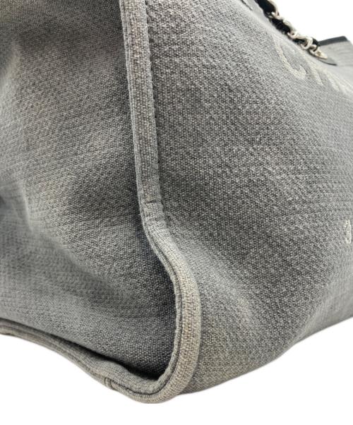 CHANEL（シャネル）CHANEL (シャネル) ドーヴィル GM 2WAY トートバッグ グレーの古着・服飾アイテム