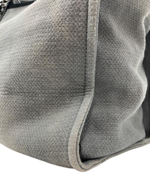 CHANEL（シャネル）CHANEL (シャネル) ドーヴィル GM 2WAY トートバッグ グレーの古着・服飾アイテム