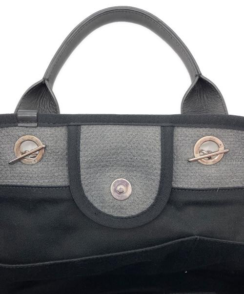 CHANEL（シャネル）CHANEL (シャネル) ドーヴィル GM 2WAY トートバッグ グレーの古着・服飾アイテム