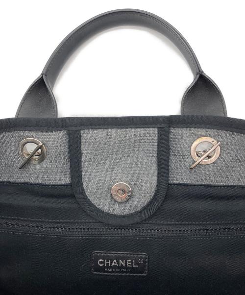 CHANEL（シャネル）CHANEL (シャネル) ドーヴィル GM 2WAY トートバッグ グレーの古着・服飾アイテム