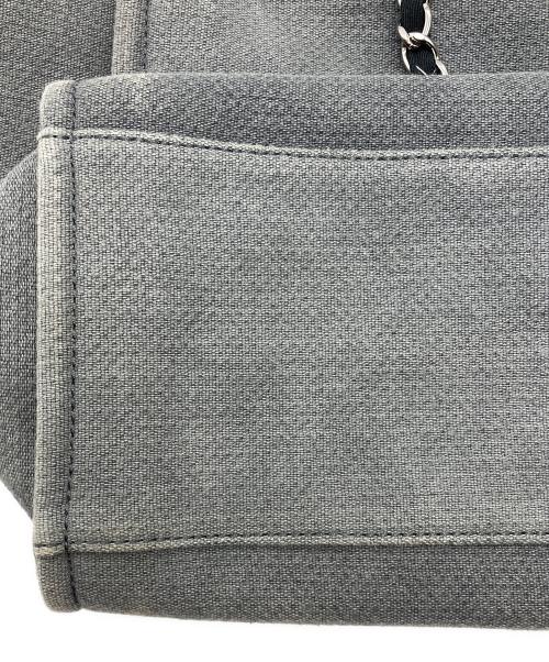 CHANEL（シャネル）CHANEL (シャネル) ドーヴィル GM 2WAY トートバッグ グレーの古着・服飾アイテム