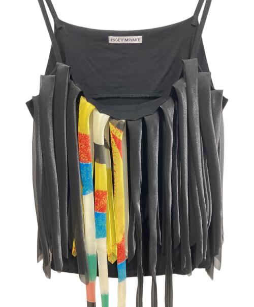 ISSEY MIYAKE（イッセイミヤケ）ISSEY MIYAKE (イッセイミヤケ) キャミソール ブラック サイズ:2の古着・服飾アイテム