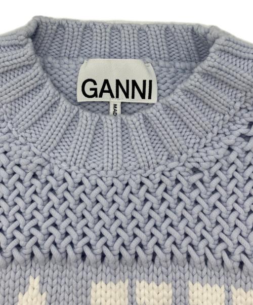 GANNI（ガニー）Ganni (ガニー) Cotton Rope Short Vest ブルー サイズ:Sの古着・服飾アイテム