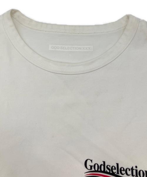 GOD SELECTION XXX（ゴッド セレクション トリプルエックス）GOD SELECTION XXX (ゴッド セレクション トリプルエックス) 長袖Tシャツ ホワイト サイズ:Lの古着・服飾アイテム