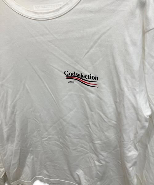 GOD SELECTION XXX（ゴッド セレクション トリプルエックス）GOD SELECTION XXX (ゴッド セレクション トリプルエックス) 長袖Tシャツ ホワイト サイズ:Lの古着・服飾アイテム