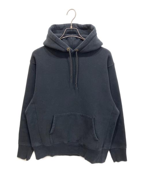 CAMBER（キャンバー）CAMBER (キャンバー) クロスニット スウェットパーカー ブラック サイズ:Lの古着・服飾アイテム