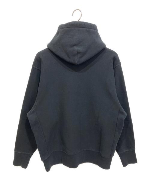 CAMBER（キャンバー）CAMBER (キャンバー) クロスニット スウェットパーカー ブラック サイズ:Lの古着・服飾アイテム