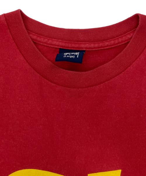 stussy（ステューシー）stussy (ステューシー) SロゴプリントTシャツ レッド サイズ:Lの古着・服飾アイテム