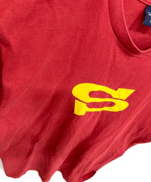 stussy（ステューシー）stussy (ステューシー) SロゴプリントTシャツ レッド サイズ:Lの古着・服飾アイテム