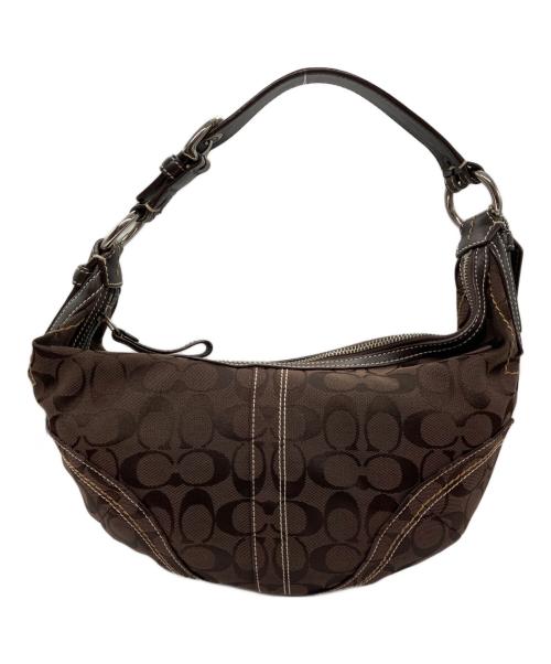 COACH（コーチ）COACH (コーチ) ソーホー ホーボー ハーフムーン ワンショルダーバッグ ブラウンの古着・服飾アイテム