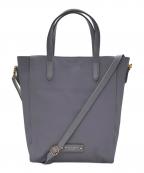 BLUE LABEL CRESTBRIDGEブルーレーベルクレストブリッジ）の古着「ソリッド PVC 2WAYバッグ」｜ラベンダー