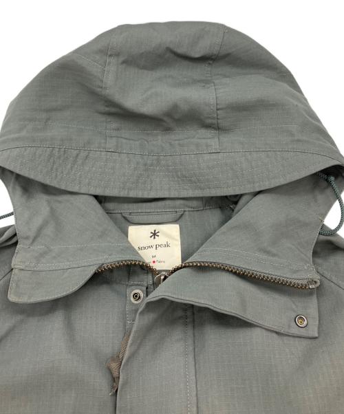 Snow peak（スノーピーク）snow peak (スノーピーク) TAKIBI Camping Parka マウンテンパーカ グレー サイズ:Mの古着・服飾アイテム