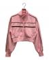 MAISON SPECIAL（メゾンスペシャル）の古着「Double Line Jersey Jacket トラックジャケット」｜ピンク