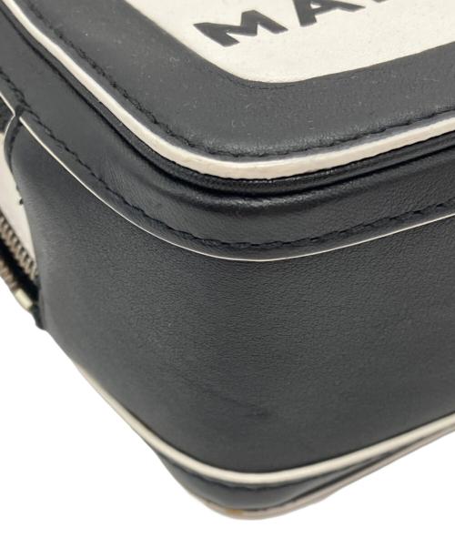MARC JACOBS（マークジェイコブス）MARC JACOBS (マークジェイコブス) THE BOX 20 ショルダーバッグ ホワイト×ブラックの古着・服飾アイテム