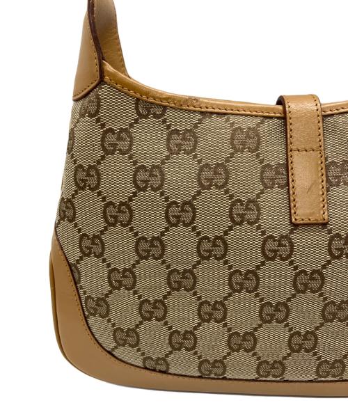 GUCCI（グッチ）GUCCI (グッチ) Jackie ジャッキー ハンドバッグ ブラウンの古着・服飾アイテム
