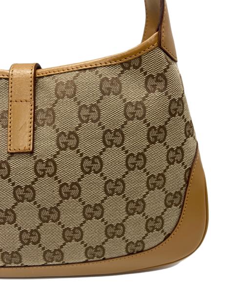 GUCCI（グッチ）GUCCI (グッチ) Jackie ジャッキー ハンドバッグ ブラウンの古着・服飾アイテム