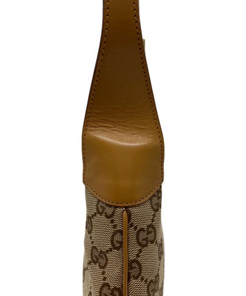 GUCCI（グッチ）GUCCI (グッチ) Jackie ジャッキー ハンドバッグ ブラウンの古着・服飾アイテム