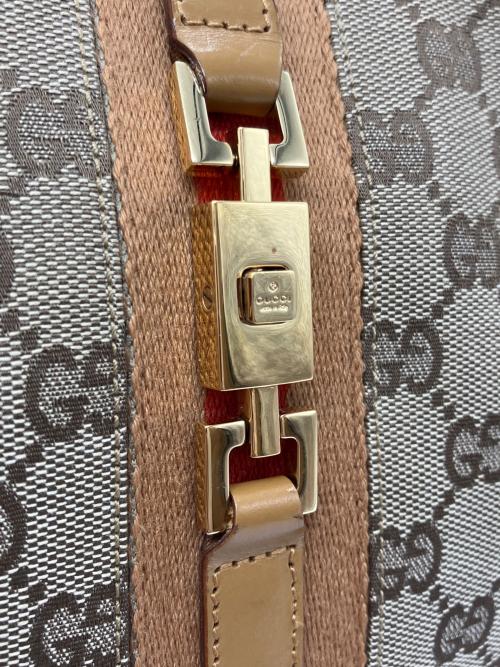 GUCCI（グッチ）GUCCI (グッチ) Jackie ジャッキー ハンドバッグ ブラウンの古着・服飾アイテム