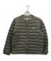 DANTON（ダントン）の古着「INNER DOWN CREWNECK JACKET ダウンジャケット」｜オリーブ