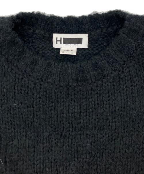 H BEAUTY&YOUTH（エイチ ビューティー&ユース）H BEAUTY&YOUTH (エイチ ビューティー&ユース) Sweater ウールアルパカニット ブラック サイズ:36の古着・服飾アイテム