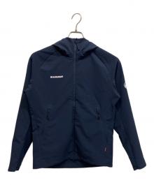 MAMMUT（マムート）の古着「Macun 2.0 SO Hooded Jacket フーデッドジャケット」｜ネイビー