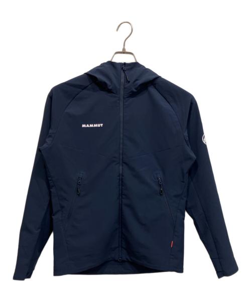MAMMUT（マムート）MAMMUT (マムート) Macun 2.0 SO Hooded Jacket フーデッドジャケット ネイビー サイズ:XSの古着・服飾アイテム