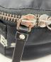 中古・古着 MARC JACOBS (マークジェイコブス) ロゴ ベルト ウエストバッグ ブラック：10000円
