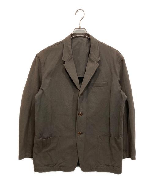 Y's for men（ワイズフォーメン）Y'S for men (ワイズフォーメン) コットンテーラードジャケット ブラウン サイズ:Mの古着・服飾アイテム
