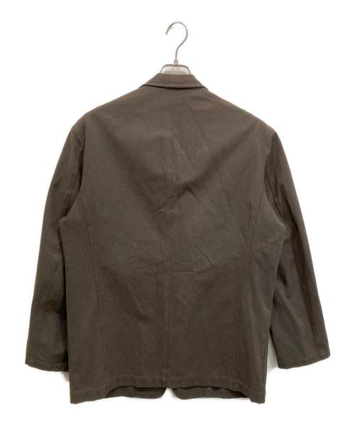 Y's for men（ワイズフォーメン）Y'S for men (ワイズフォーメン) コットンテーラードジャケット ブラウン サイズ:Mの古着・服飾アイテム