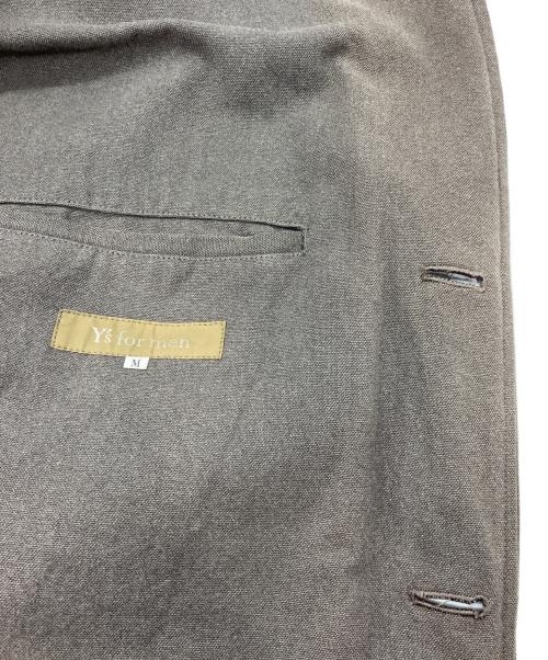 Y's for men（ワイズフォーメン）Y'S for men (ワイズフォーメン) コットンテーラードジャケット ブラウン サイズ:Mの古着・服飾アイテム