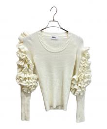 Bibiy.（ビビィ）の古着「FLORENTINA FRILL KNIT」｜ホワイト