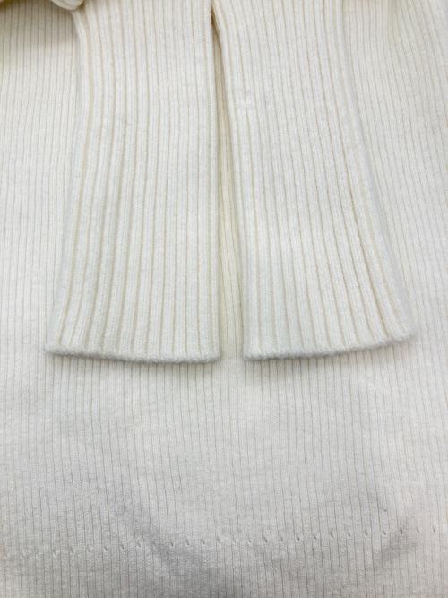 Bibiy.（ビビィ）Bibiy. (ビビィ) FLORENTINA FRILL KNIT ホワイト サイズ:Freeの古着・服飾アイテム