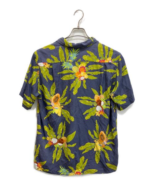 pataloha（パタロハ）pataloha (パタロハ) アロハシャツ グリーン×グレー サイズ:Mの古着・服飾アイテム