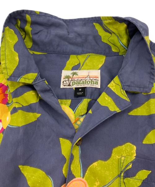 pataloha（パタロハ）pataloha (パタロハ) アロハシャツ グリーン×グレー サイズ:Mの古着・服飾アイテム