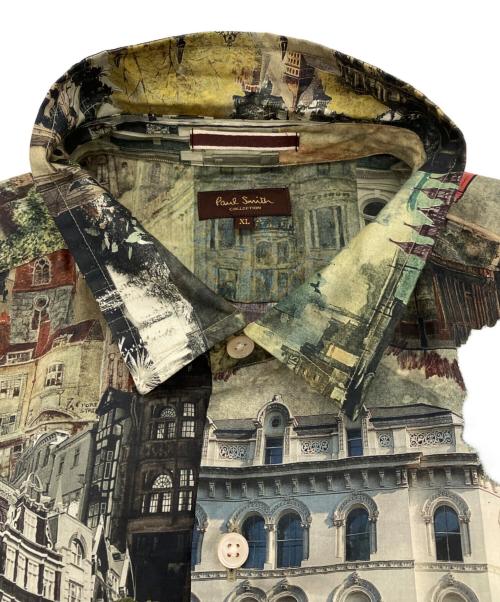 PAUL SMITH（ポールスミス）Paul Smith (ポールスミス) 総柄シャツ グリーン サイズ:XLの古着・服飾アイテム