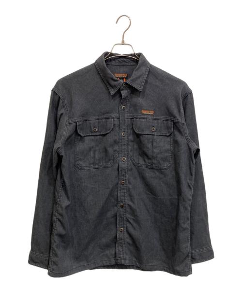 Patagonia（パタゴニア）Patagonia (パタゴニア) Farrier's Shirt グレー サイズ:Lの古着・服飾アイテム