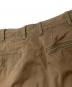 中古・古着 BEAMS (ビームス) 2 Pleats Tapered Twill ブラウン サイズ:M：5000円