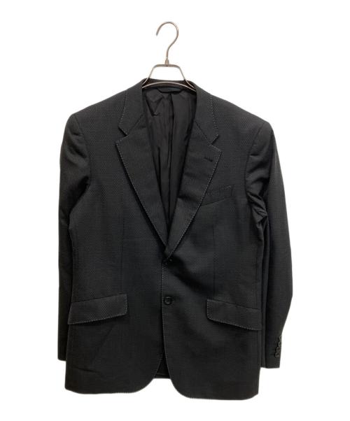 Paul Smith COLLECTION（ポールスミス コレクション）Paul Smith COLLECTION (ポールスミス コレクション) 裏地花柄スーツジャケット ブラック サイズ:XLの古着・服飾アイテム