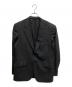 Paul Smith COLLECTION（ポールスミス コレクション）の古着「裏地花柄スーツジャケット」｜ブラック