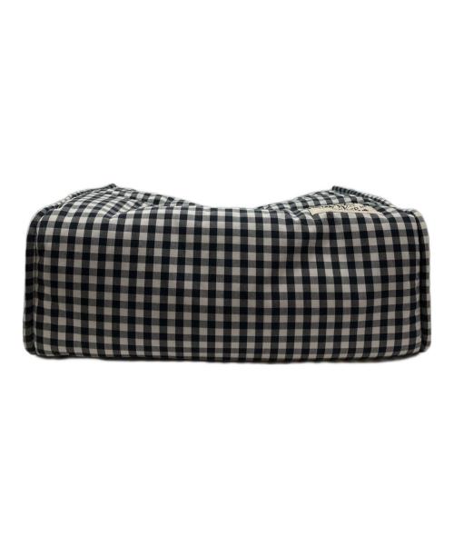 Coachtopia（コーチトピア）Coachtopia (コーチトピア) Loop Tote With Gingham Pattern/ループ トートバッグ ホワイト×ブラックの古着・服飾アイテム