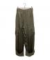 NOUNLESS (ナウンレス) SHINY POCKET WIDE PANTS/カーゴパンツ グリーン サイズ:2：10000円