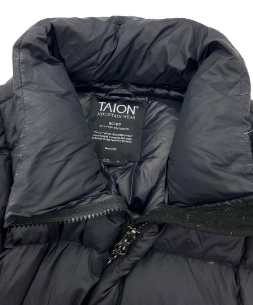 TAION（タイオン）TAION (タイオン) 800FPダウンジャケット ブラック サイズ:XLの古着・服飾アイテム