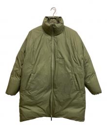 MARMOT（マーモット）の古着「750FP Vertical Long Down Jacket ダウンジャケット」｜オリーブ