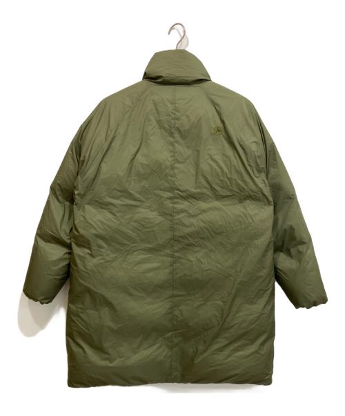 MARMOT（マーモット）Marmot (マーモット) 750FP Vertical Long Down Jacket ダウンジャケット オリーブ サイズ:Lの古着・服飾アイテム